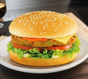 Veg cheese burger