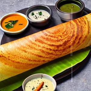 Garlic Onion Masala Dosa