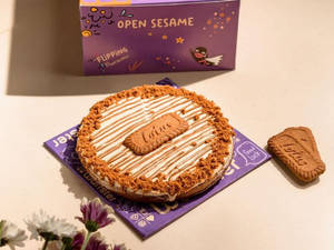 Lotus Biscoff Waffle Cake