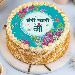 Pyaari Maa Butterscotch Photo Cake
