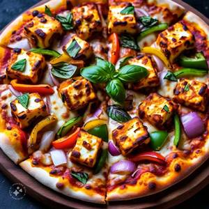 Paneer Tikka Pizza