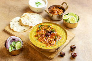 Dal Khichdi With Tadka