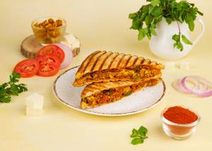 Cajun Spice Paneer Sandwich