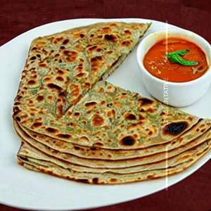 Onion Paratha In Oill