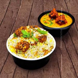 Loaded Boneless Chicken Biryani [Full]