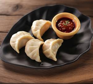 Steamed Simple Chicken Momos