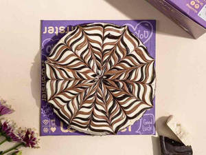 Triple Chocolate Waffle Cake