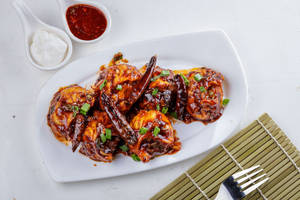 Pork Schezwan Momos [6 Pieces]