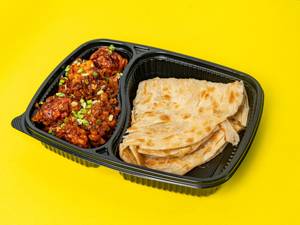 Chilli Prawns Paratha Combo