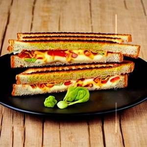 Three Slice Cheese Sandwich