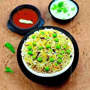 Green Peas Biryani