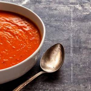 Roasted Tomato Basil Soup 