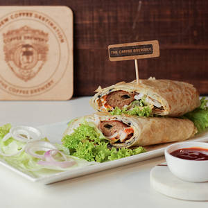 Egg & Chicken Seekh Kabab Wrap