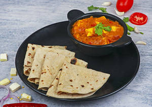 Panner Masala With 4 Multigrain Phulka