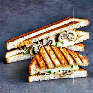 Mushroom Cheese Sandwich