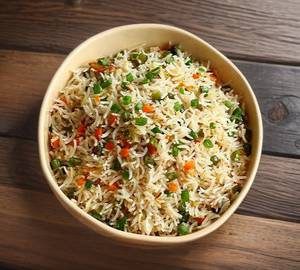 Veg Pulao [ 500 Ml ] with Aloo Fry Bhaji  [ 200 Ml]