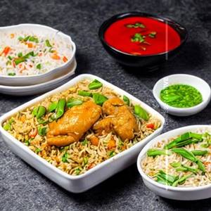 Chicken hakka rice [half]