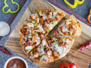 Chicken Tikka Special Double Crust Pizza [8 Inches]