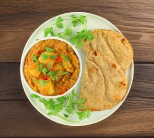 Veg curry + 3 chapati