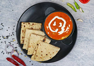 Dal Makhani With 4 Multigrain Phulka