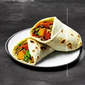 Fiery veg shawarma wrap