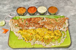 Onion Rava Masala Dosa