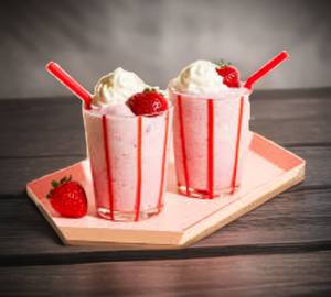 Strawberry Shake with Icecream