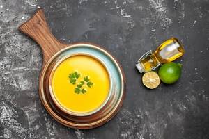 Veg lime and coriander soup