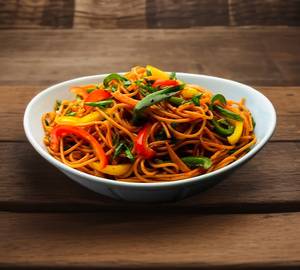 Veg Chowmein with soup [ 250 ml]