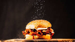 Chilli Cheese Prawns Burger