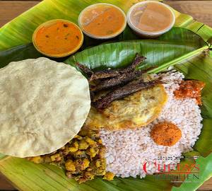 Fish Pothichoru ( Packed Lunch / Thali / Meal )