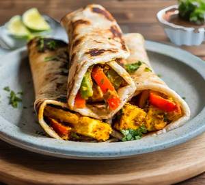 Paneer bhurji roll [dbl ]