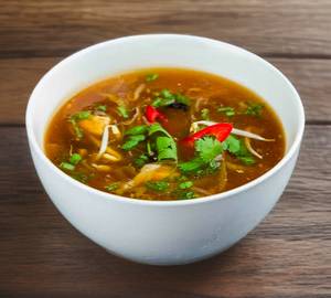 Chicken hot and sour soup