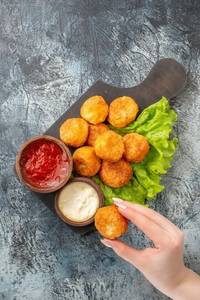 Potato cheese poppers