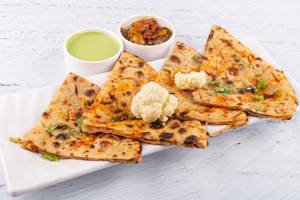 Gobhi onion  paratha