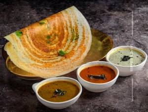 Onion Rava Masala Dosa
