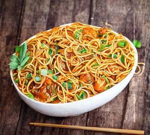 Egg Manchurian Noodles