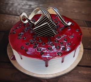 Eggless Blue Berry Cake