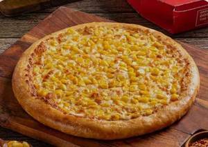 Cheese Corn Pizza Meduim with Italian pink sauce