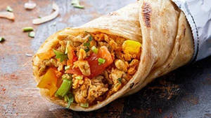 Paneer Bhurji Roll