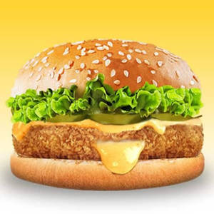 Chicken Cheese Burst Burger (new Arrival)