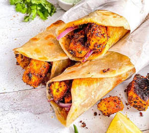 Double Egg Double Paneer Roll