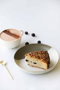 Hazelnut Blueberry Slice