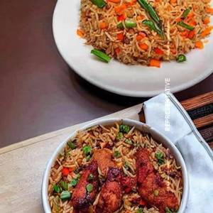 Chicken Triple Schezwan Fried Rice