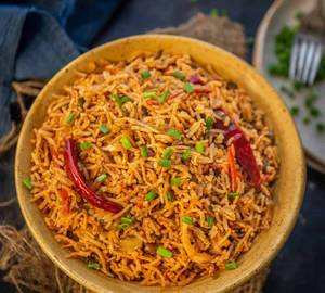 Schezwan Mushroom Fried Rice