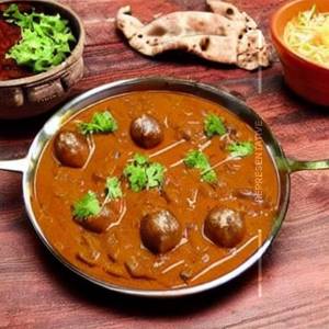 Makai Mutter Mushroom Masala