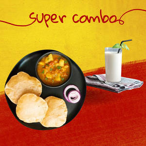 Salted Aloo Puri + Lassi