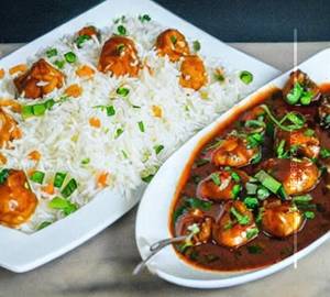 Chicken Manchurian Rice