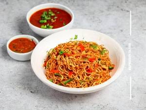 Veg Triple Schezwan Noodles ( Half )