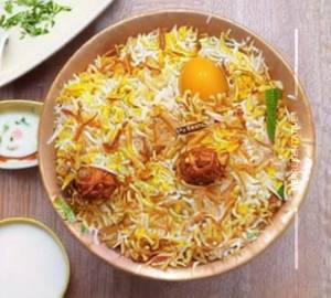 Egg biryani[half]